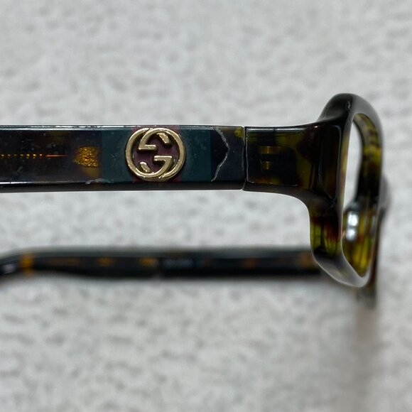 GUCCI Eyeglasses GG 2568 JA3 Tortoise Brown Rectangle 50-15 135 - Picture 2 of 14